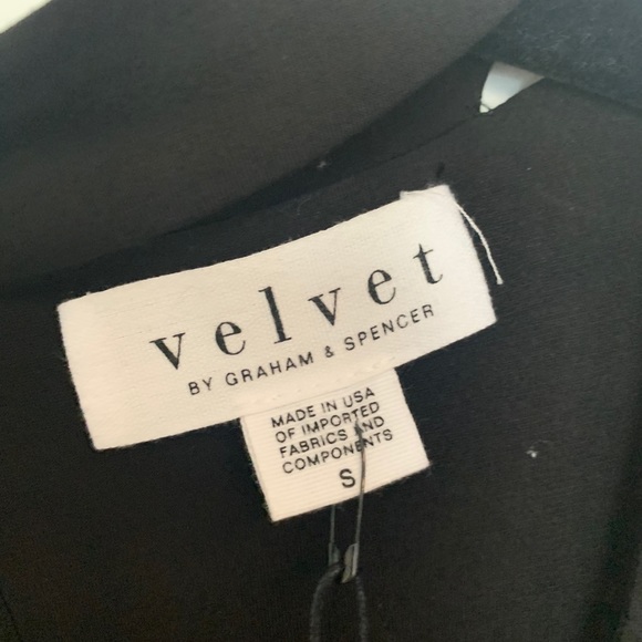 Velvet Graham & Spencer black neck strap dress S - Picture 7 of 10